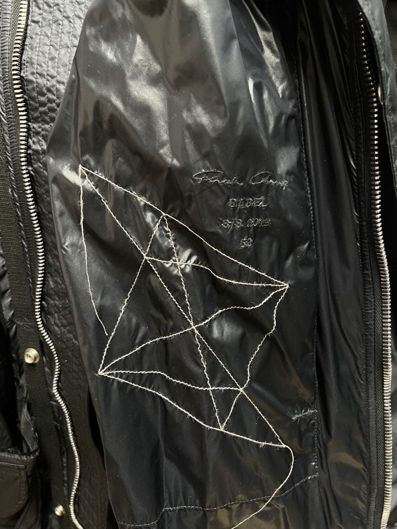 ジャケット・アウター Rick Owens SS19 Rod Cut Out Jacket