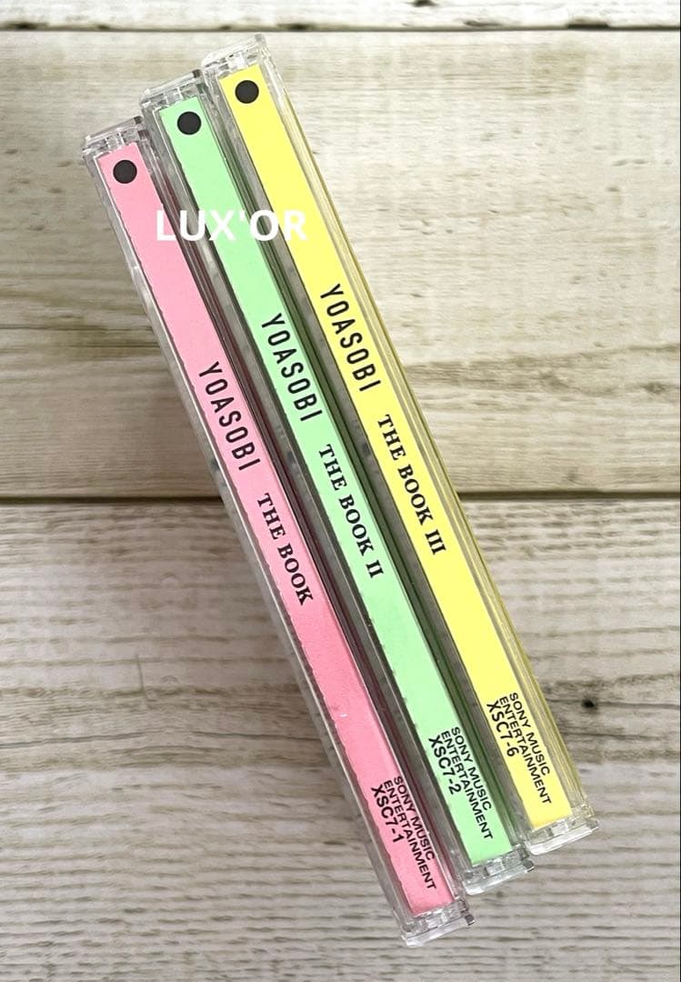 CD YOASOBI THE BOOK ①.②.③ 3枚SET レンタル　邦楽
