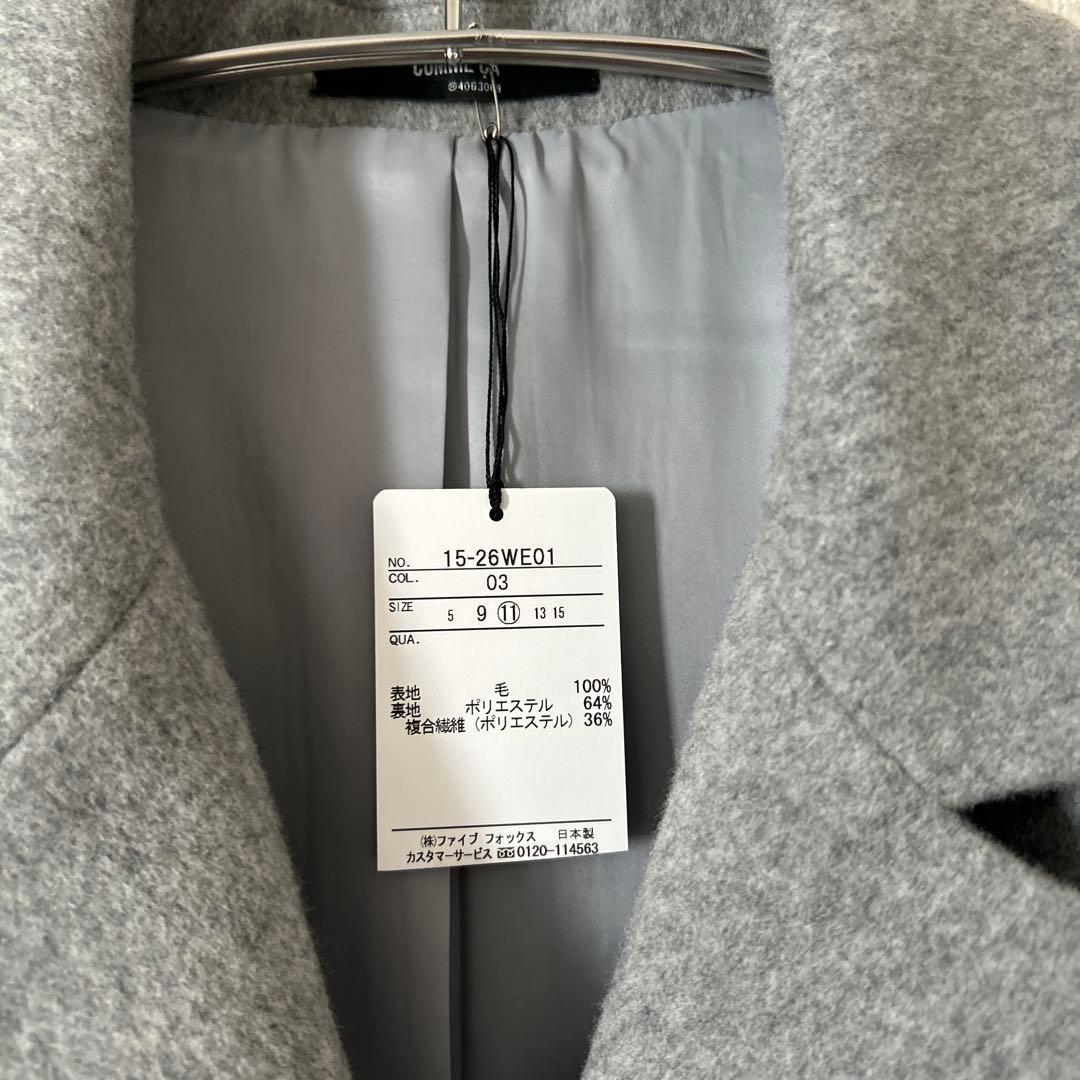 【新品】コムサ　チェスターコート　定価40000円