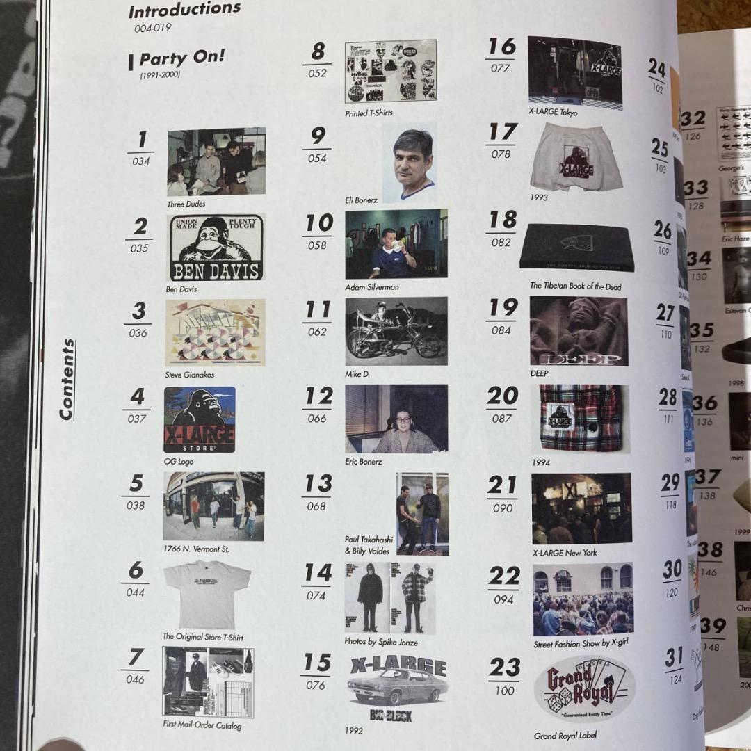 XLARGE 25周年 True OG Streetwear BOOK 25th
