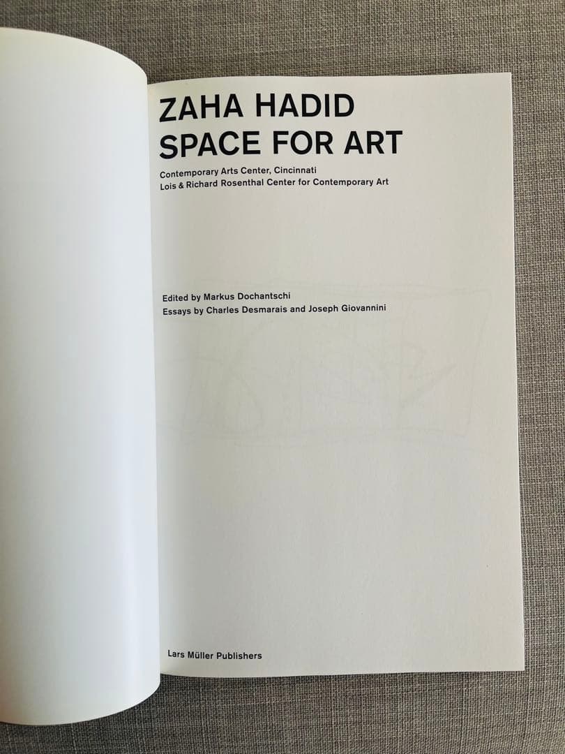 【希少本】Zaha Hadid: Space for Art ザハ・ハディド