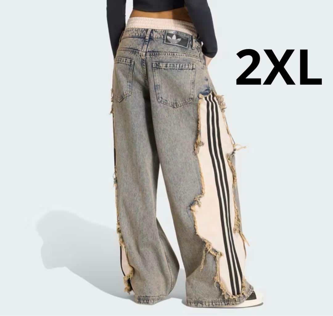 アディダス ADILENIUM JOGGERS デニム パンツ 2xl