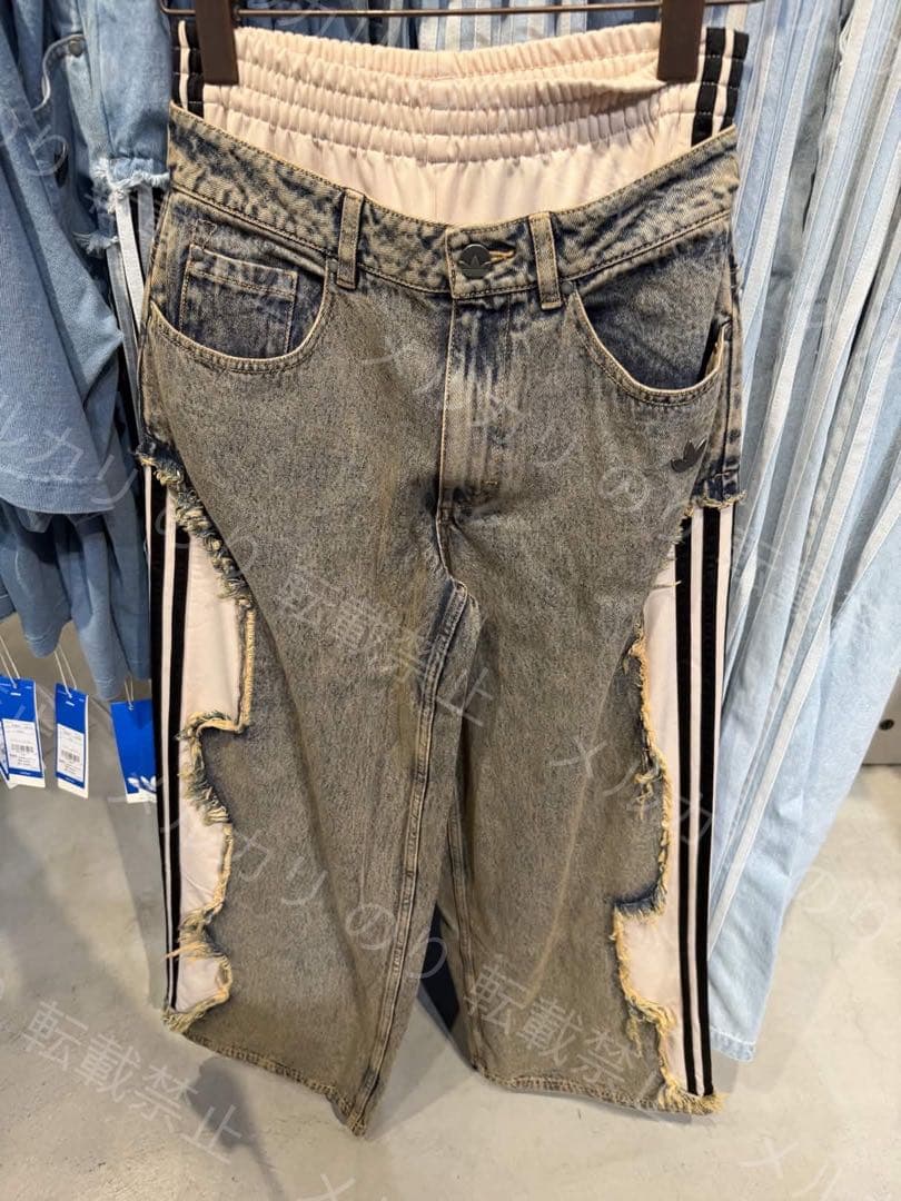アディダス ADILENIUM JOGGERS デニム パンツ 2xl