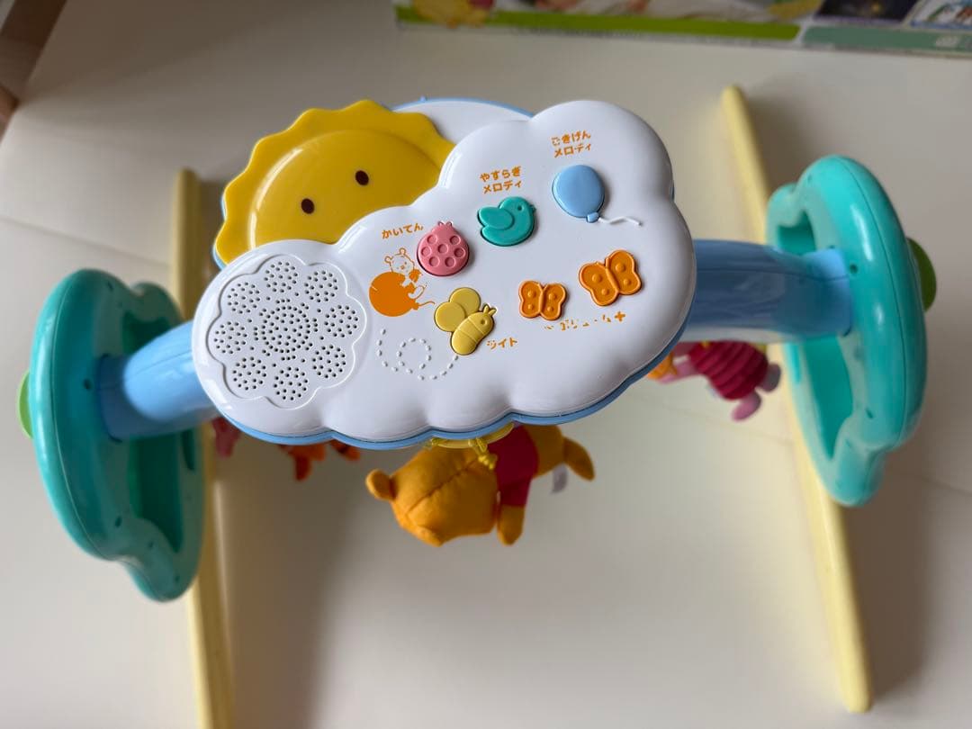 美品・完品 プーメリー えらべる回転6WAYジムに変身メリー
