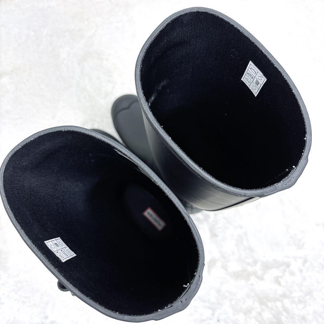 逸品✨HUNTER ハンター レインブーツ　バックル付　清掃済