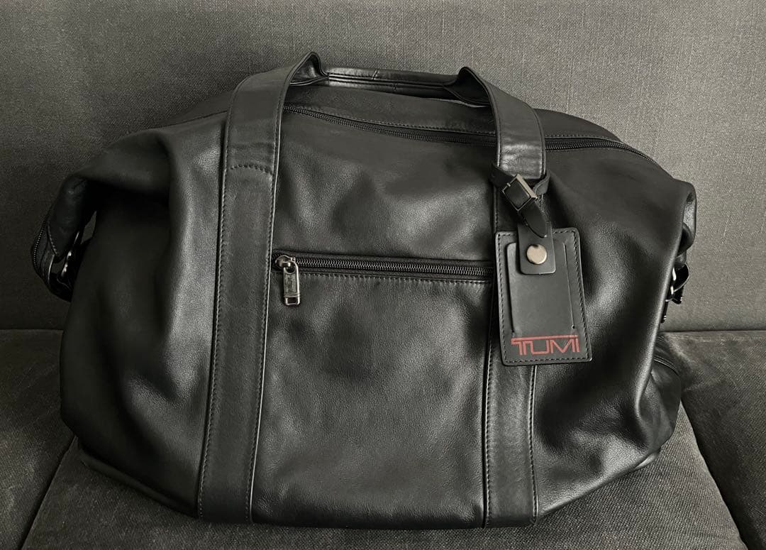 希少　TUMI オールレザー　ボストンバッグ　革　ブラック　旅行バッグ