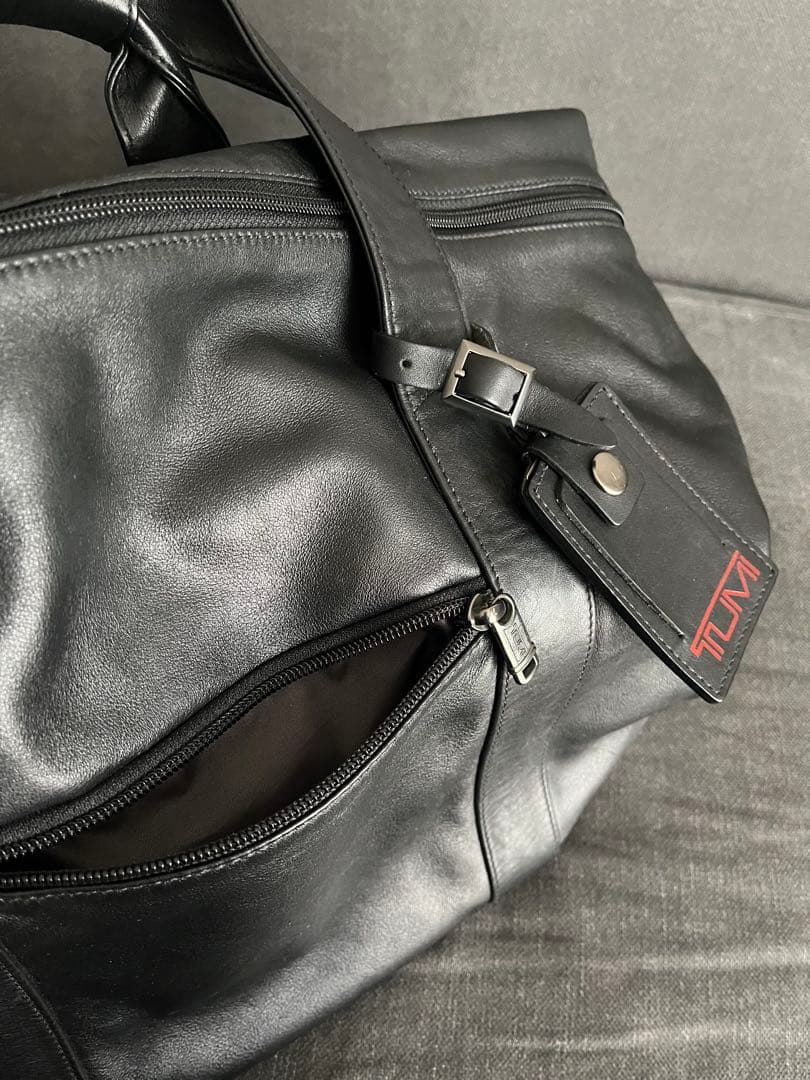 希少　TUMI オールレザー　ボストンバッグ　革　ブラック　旅行バッグ