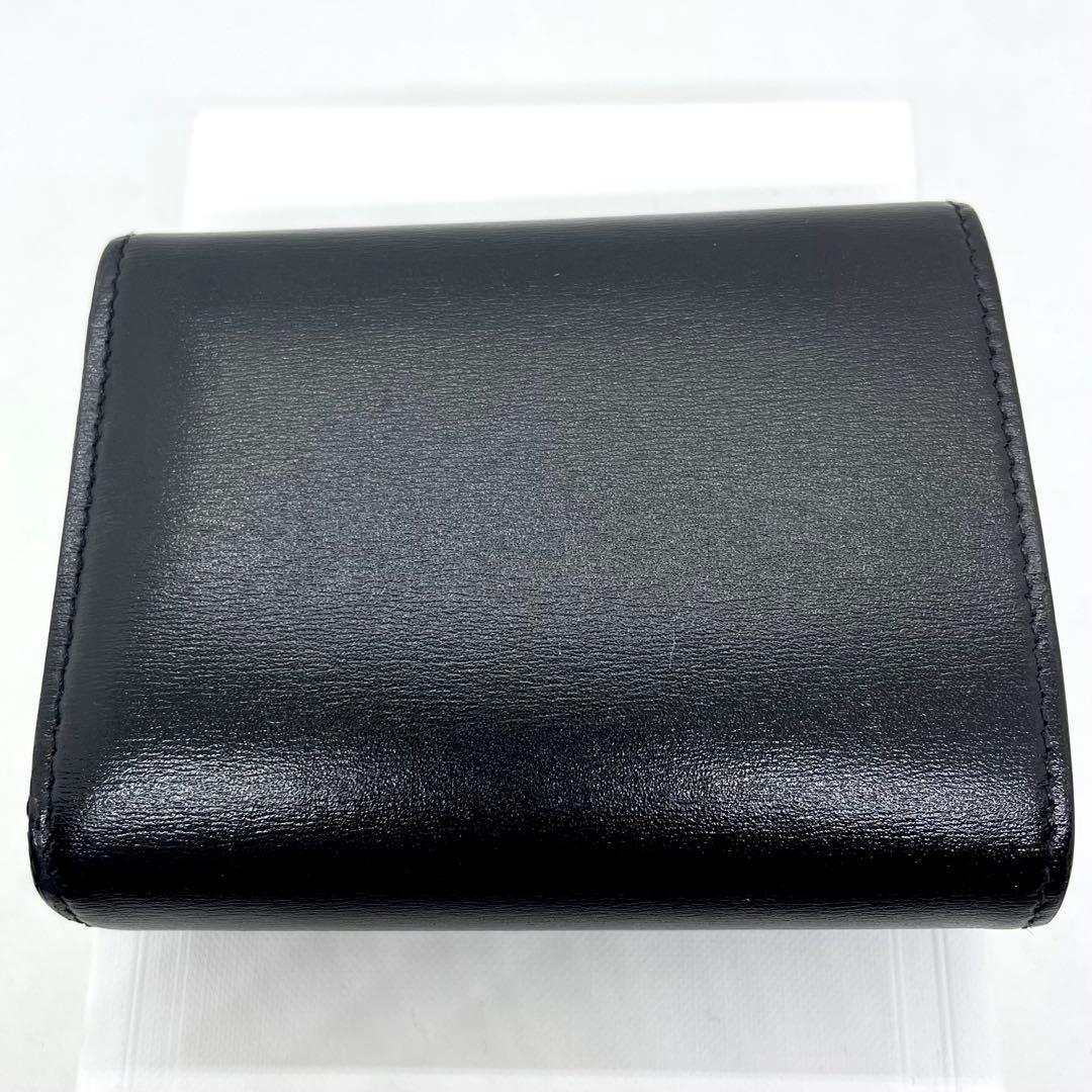 ◆箱・カード付き/極美品/現行◆CELINE スモールフラップウォレット