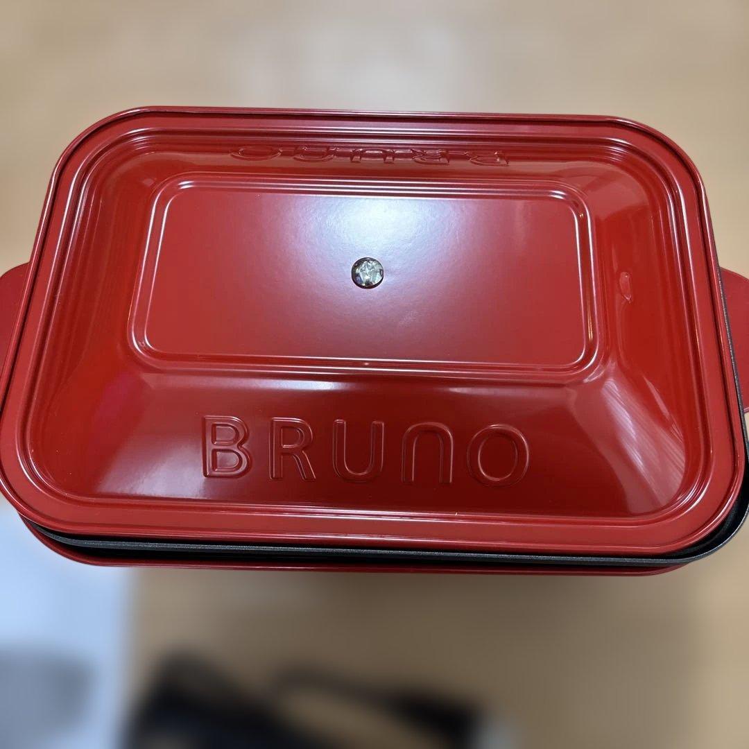 コンパクトホットプレート レッド　BRUNO ブルーノ BOE021