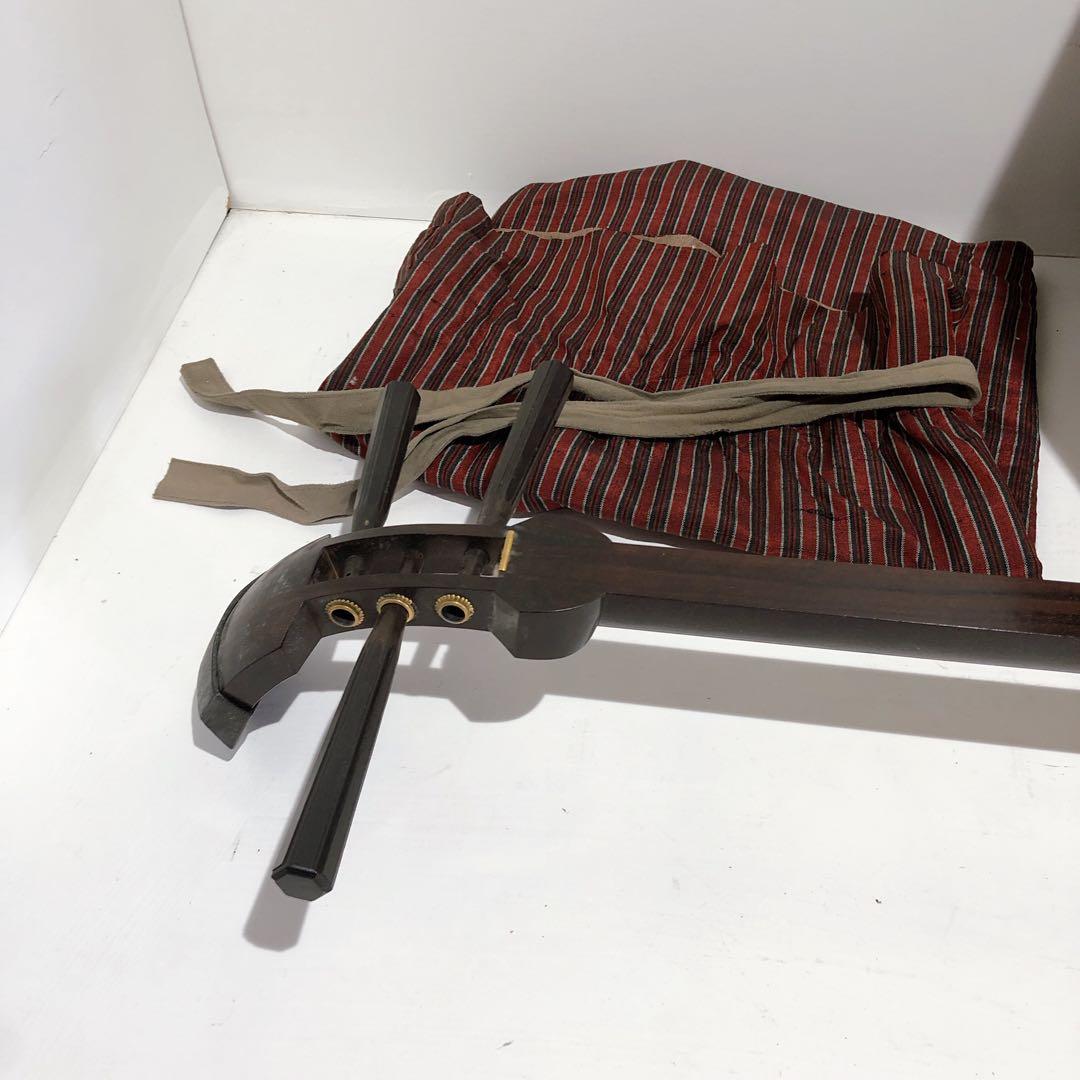 ☆【ジャンク扱い】三味線×2、立箱 二丁立て 和楽器