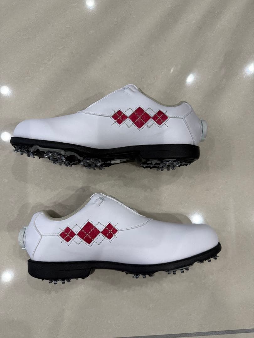 FootJoy ゴルフシューズ 女性用 ホワイト/レッド23.5cm