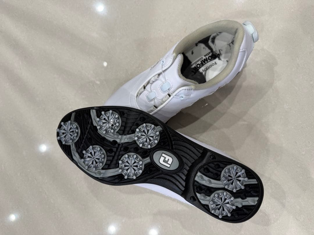 FootJoy ゴルフシューズ 女性用 ホワイト/レッド23.5cm