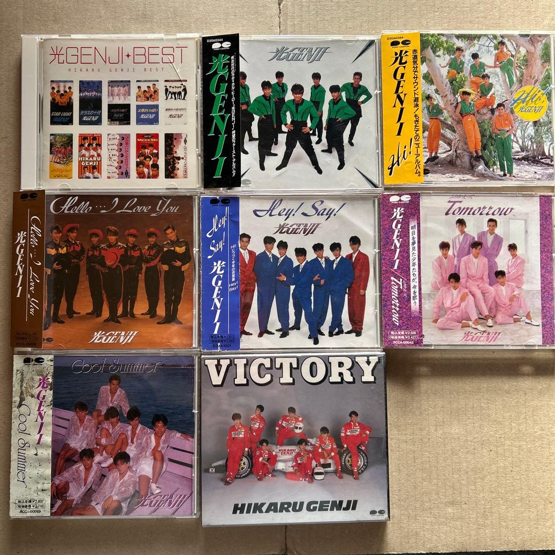 光GENJI ベスト盤 含むCD8点セット チャゲ＆飛鳥 根本要 来生たかお 他