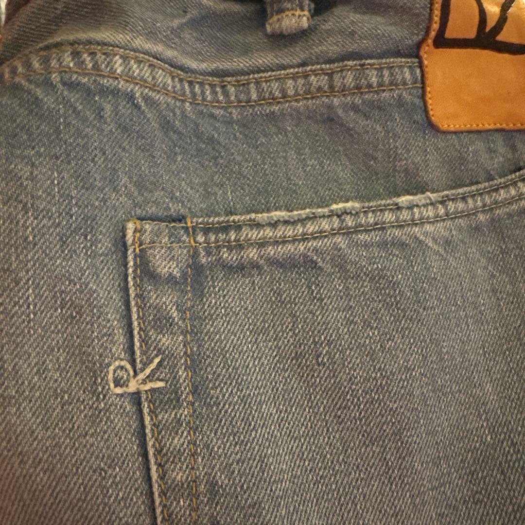 【45R】おこめデニムのフロントリバー / BLUE / 30