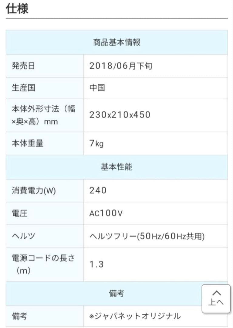 【未使用】Kuvings クビンス ホールスロージューサー JSG-82S