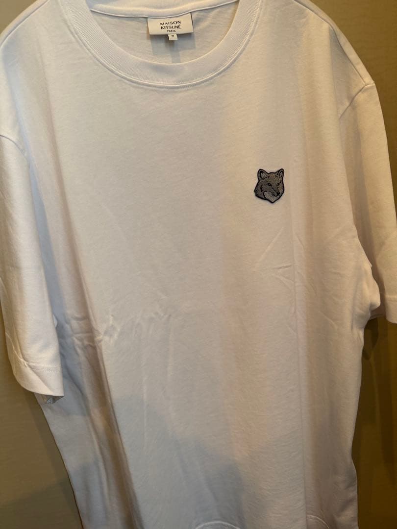 MAISON KITSUNÉ フォックスヘッドコンフォートTシャツ ホワイト