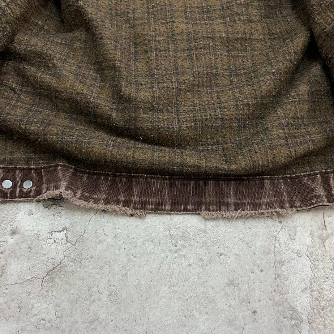 S*U様 Carhartt　デトロイトジャケット　L　DKB　ブラウン　古着
