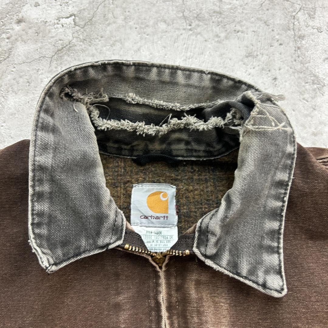 S*U様 Carhartt　デトロイトジャケット　L　DKB　ブラウン　古着