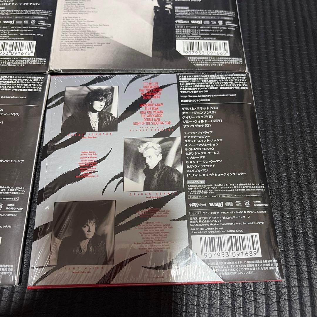 アルカトラス　紙ジャケットSHM-CD 4枚セット