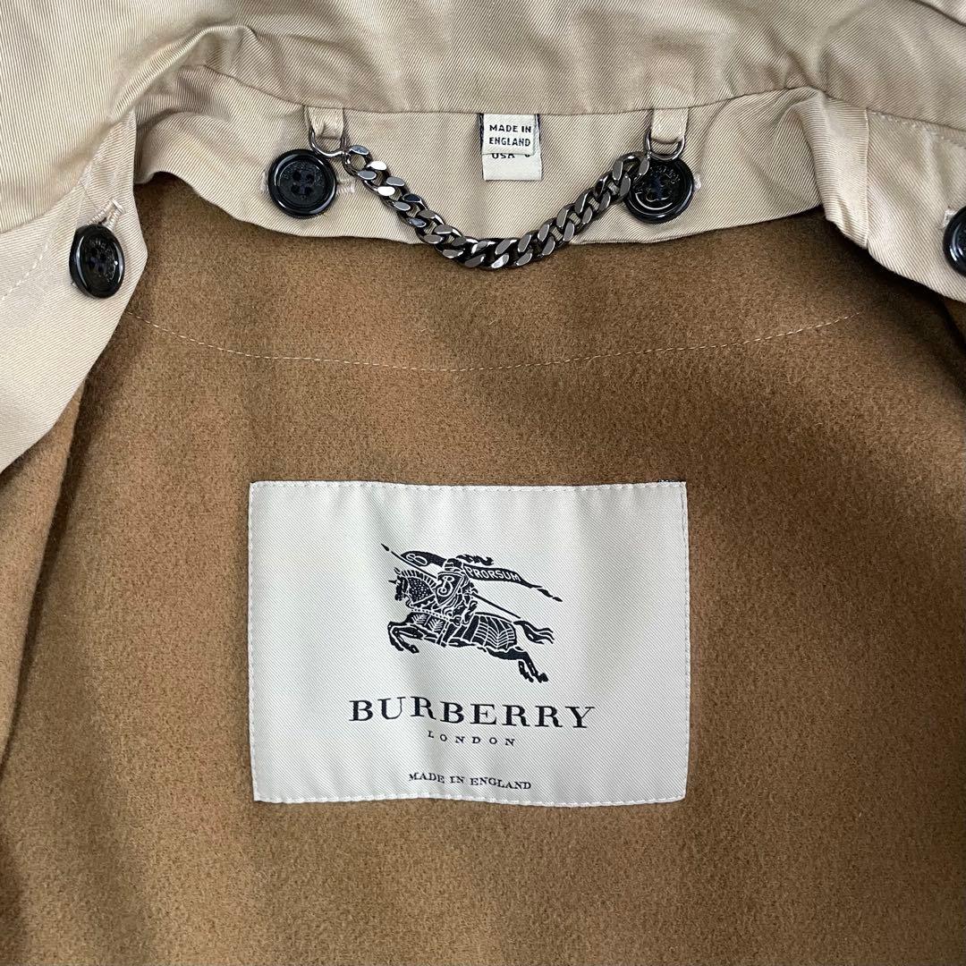 近年モデル美品　BURBERRY バーバリー　トレンチコート　 カシミヤライナー