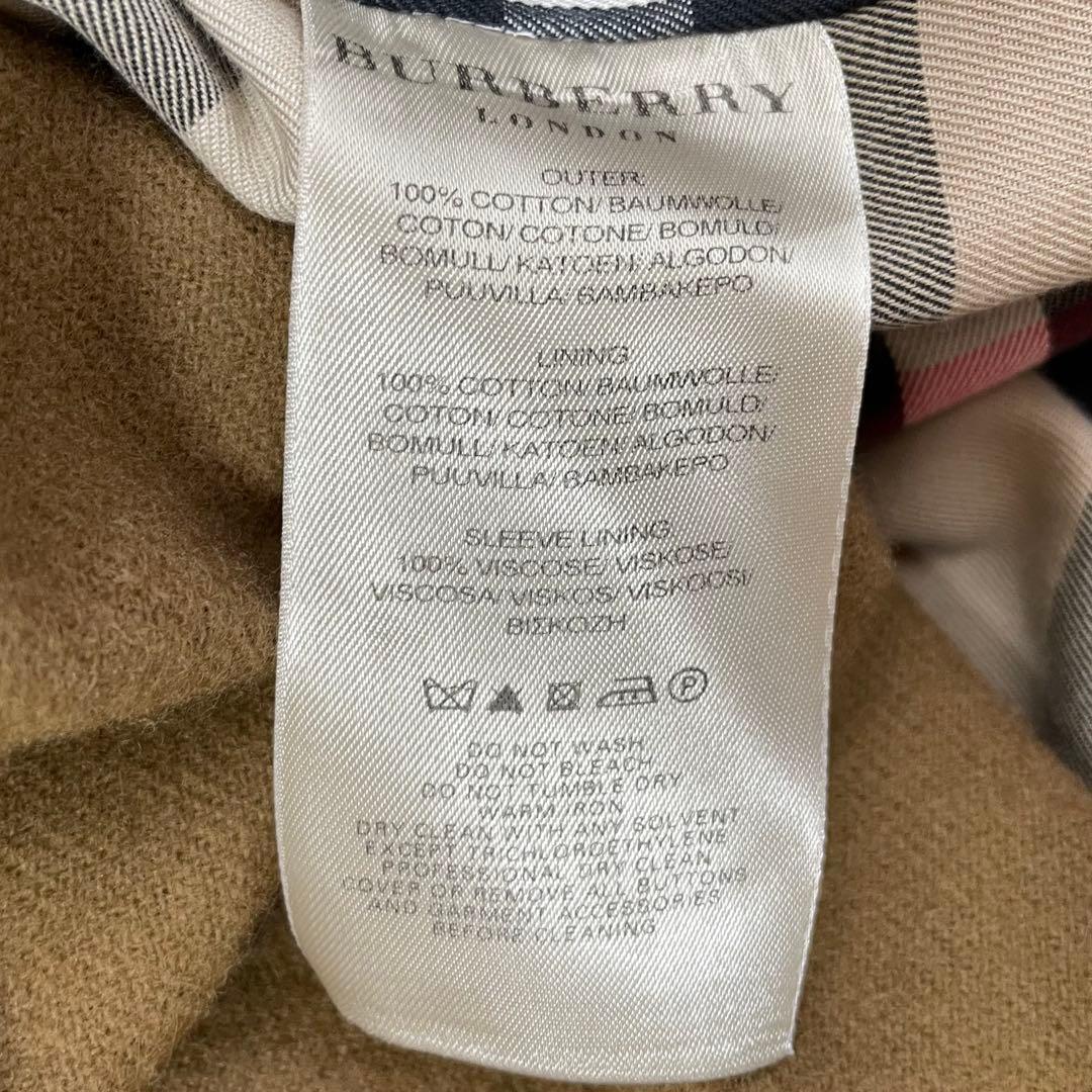 近年モデル美品　BURBERRY バーバリー　トレンチコート　 カシミヤライナー