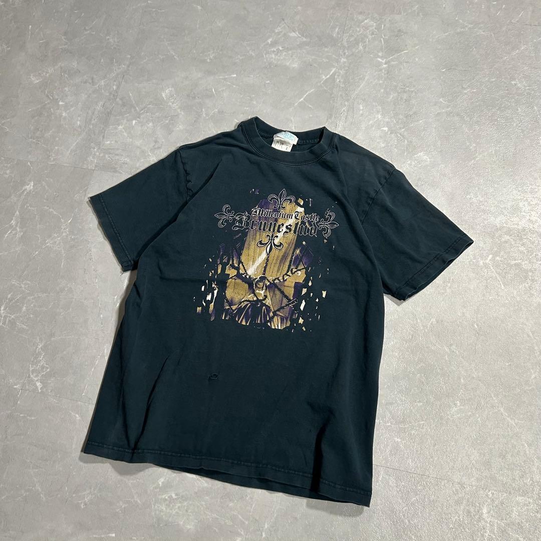 00s 二次元COSPA 月姫 tシャツ 公式 フェード 古着 アニメ ブラック