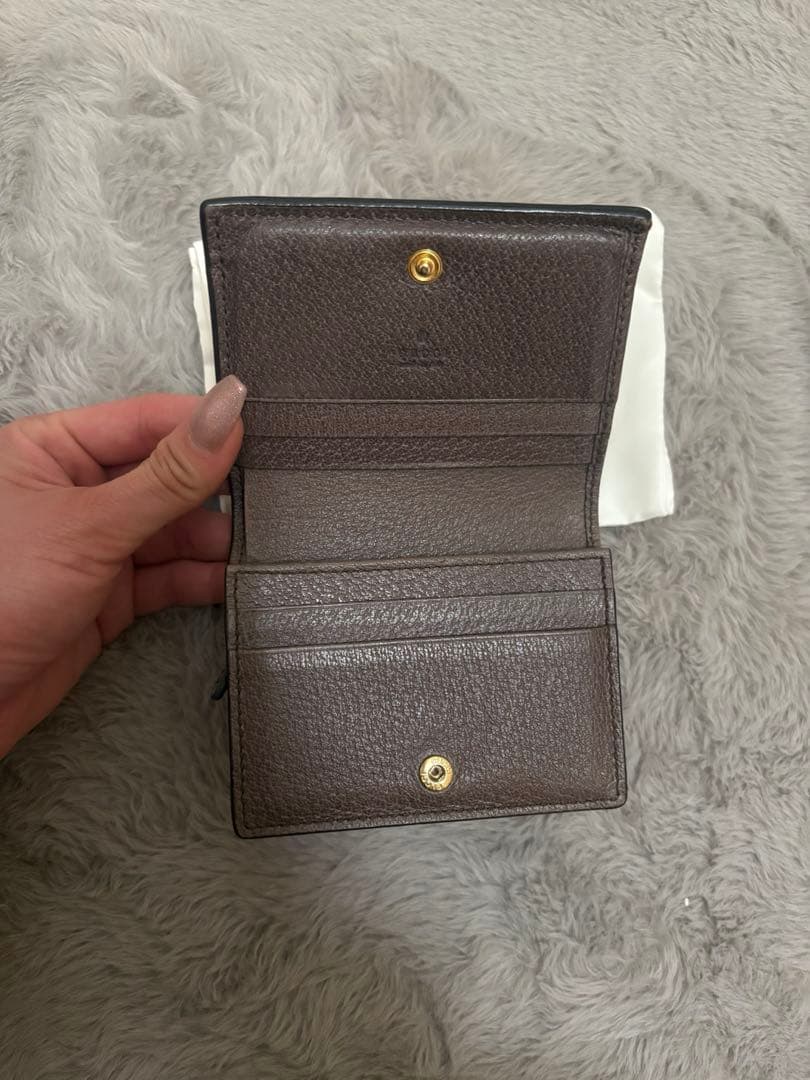 GUCCI オフィディア GGカードケース（&紙幣入れ付き）