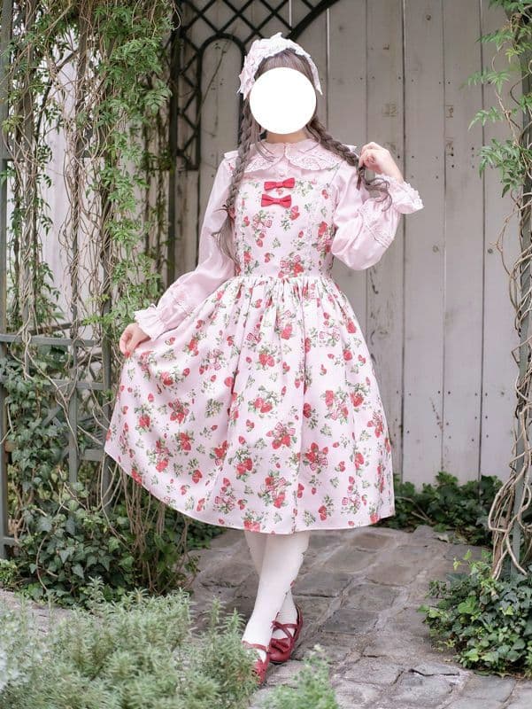 axes femme kawaii クラシックベリージャンスカ ピンク