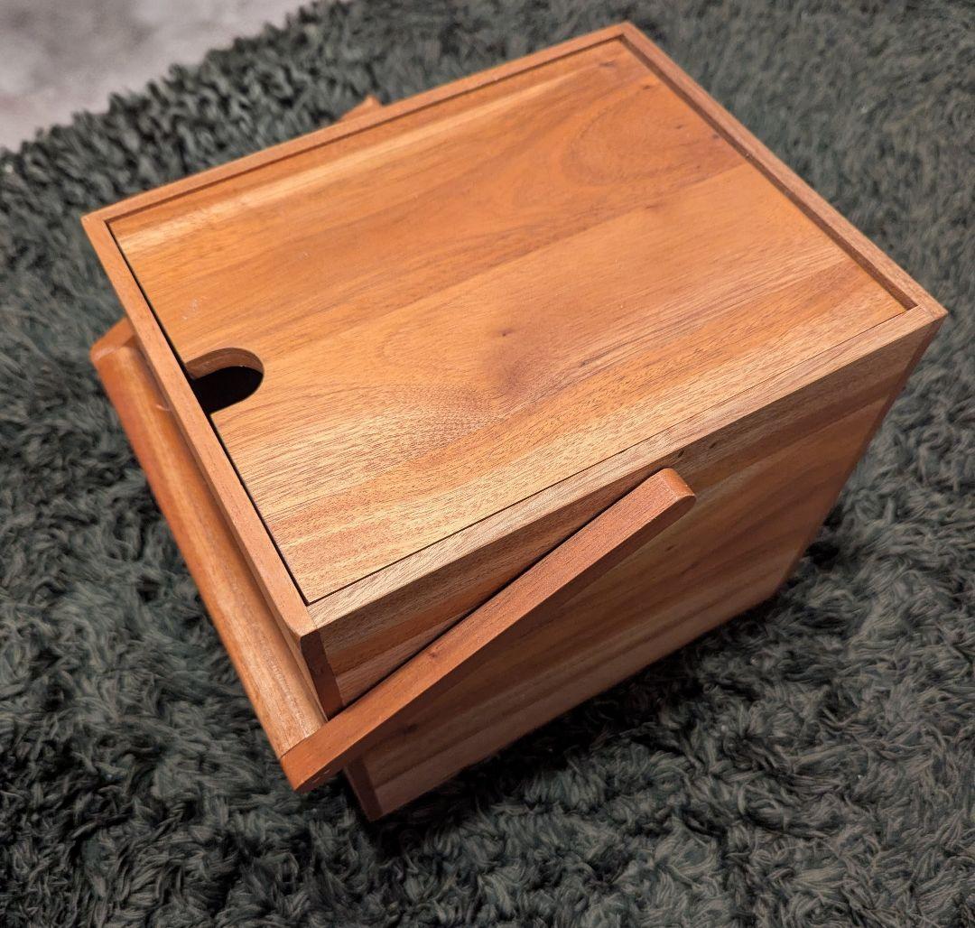 木製ドレッサー　メイクボックス