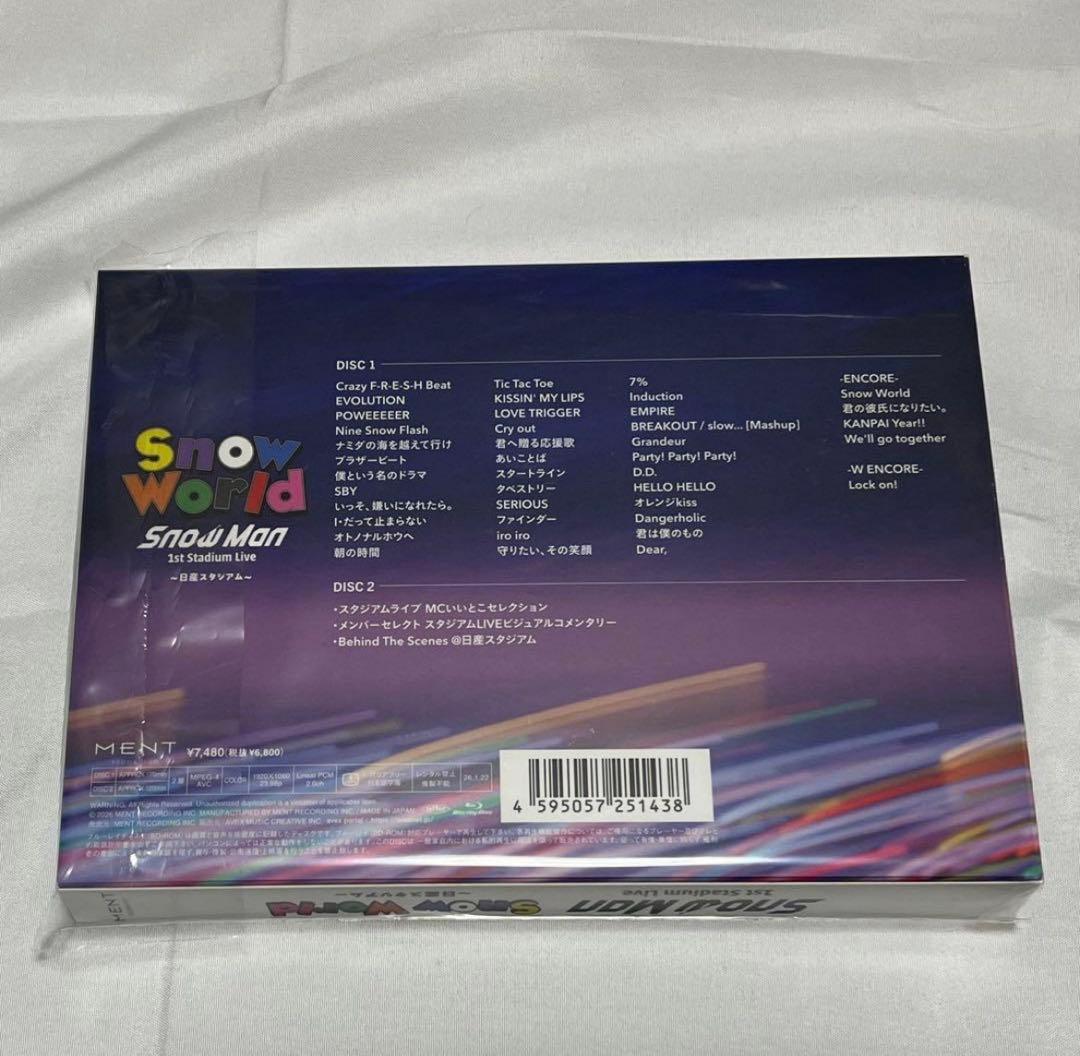 【正規品】Man スノーマン　スノーワールド　日産スタジアム　DVD