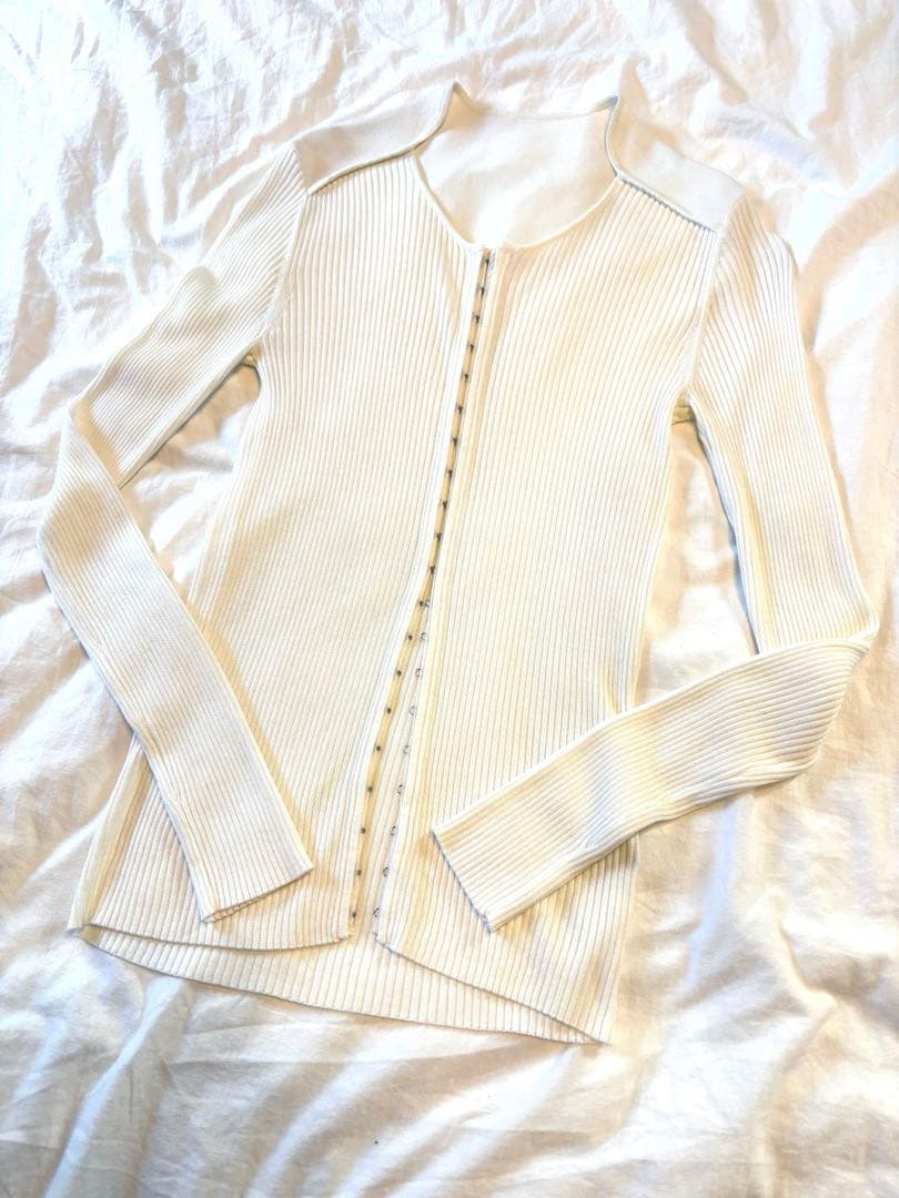 最終値下げ✨新品【RIM.ARK】 Neckdesign slim knitCD
