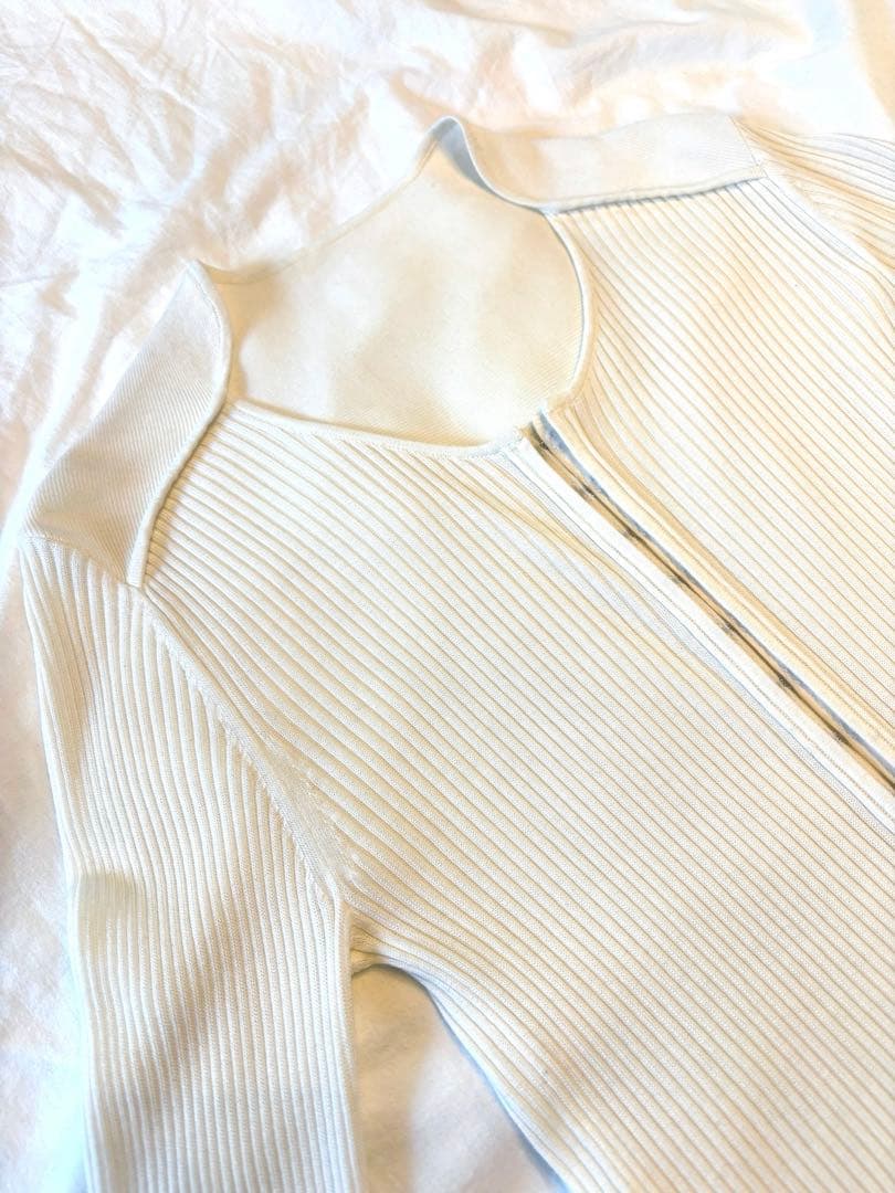 最終値下げ✨新品【RIM.ARK】 Neckdesign slim knitCD