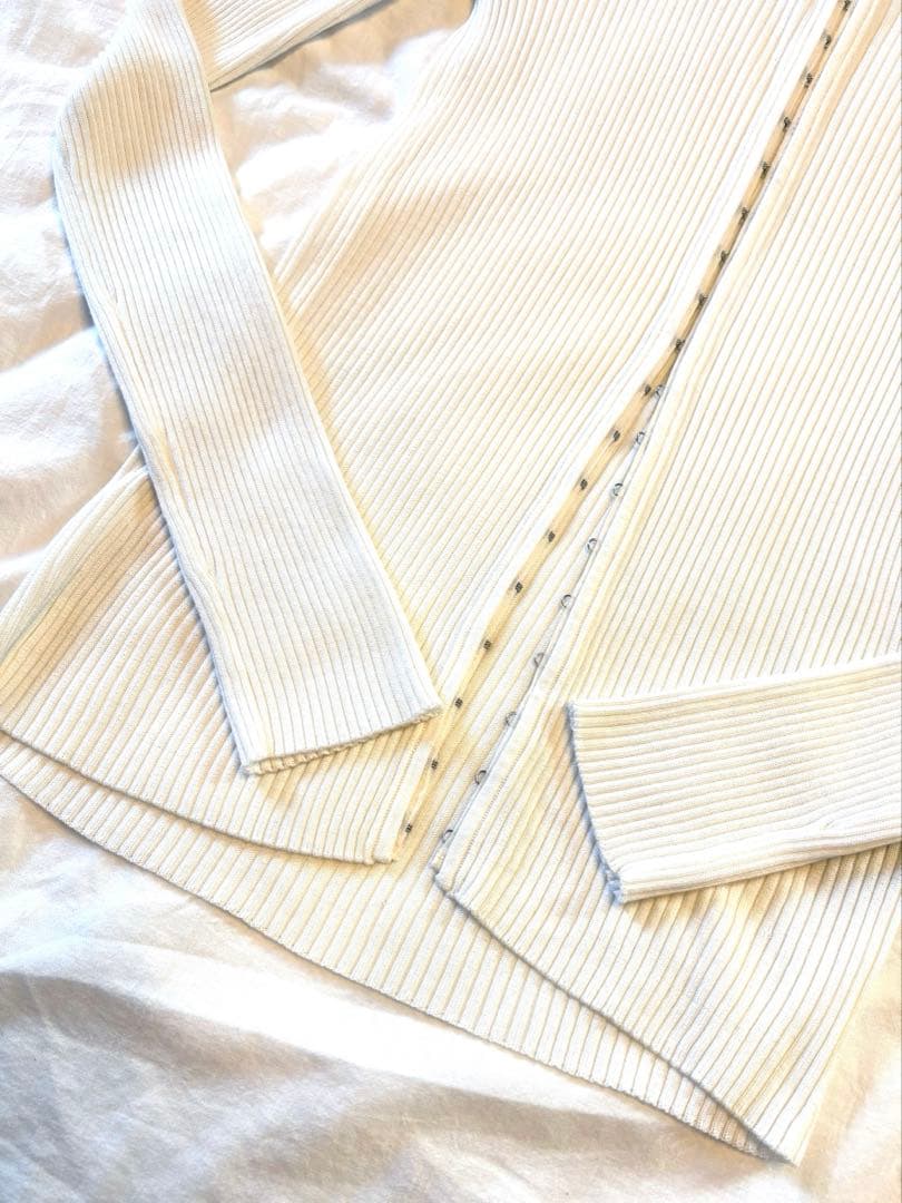 最終値下げ✨新品【RIM.ARK】 Neckdesign slim knitCD