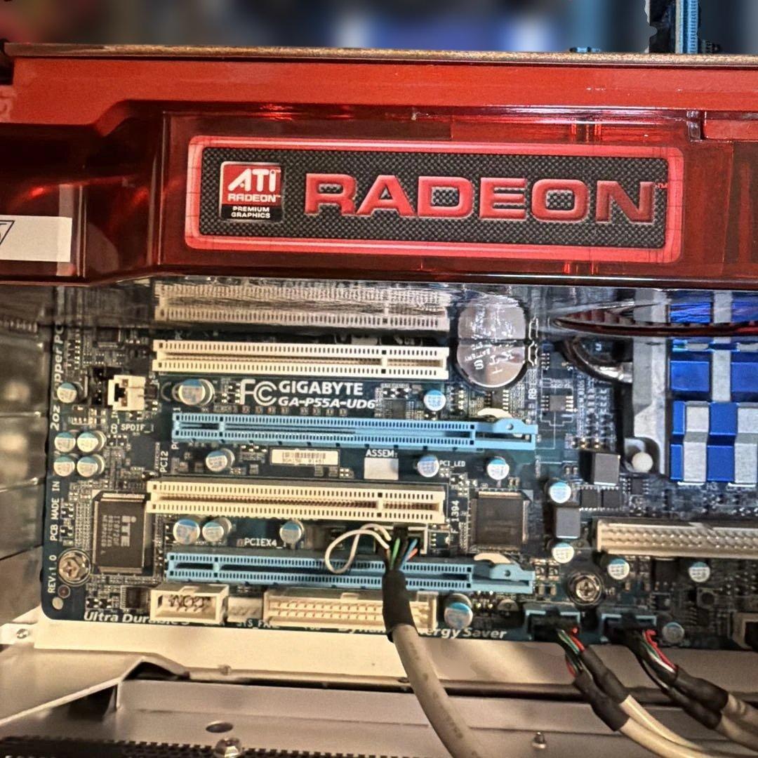 ジャンク 自作PC Win10h Core i7 16MB DVDRW HDD2