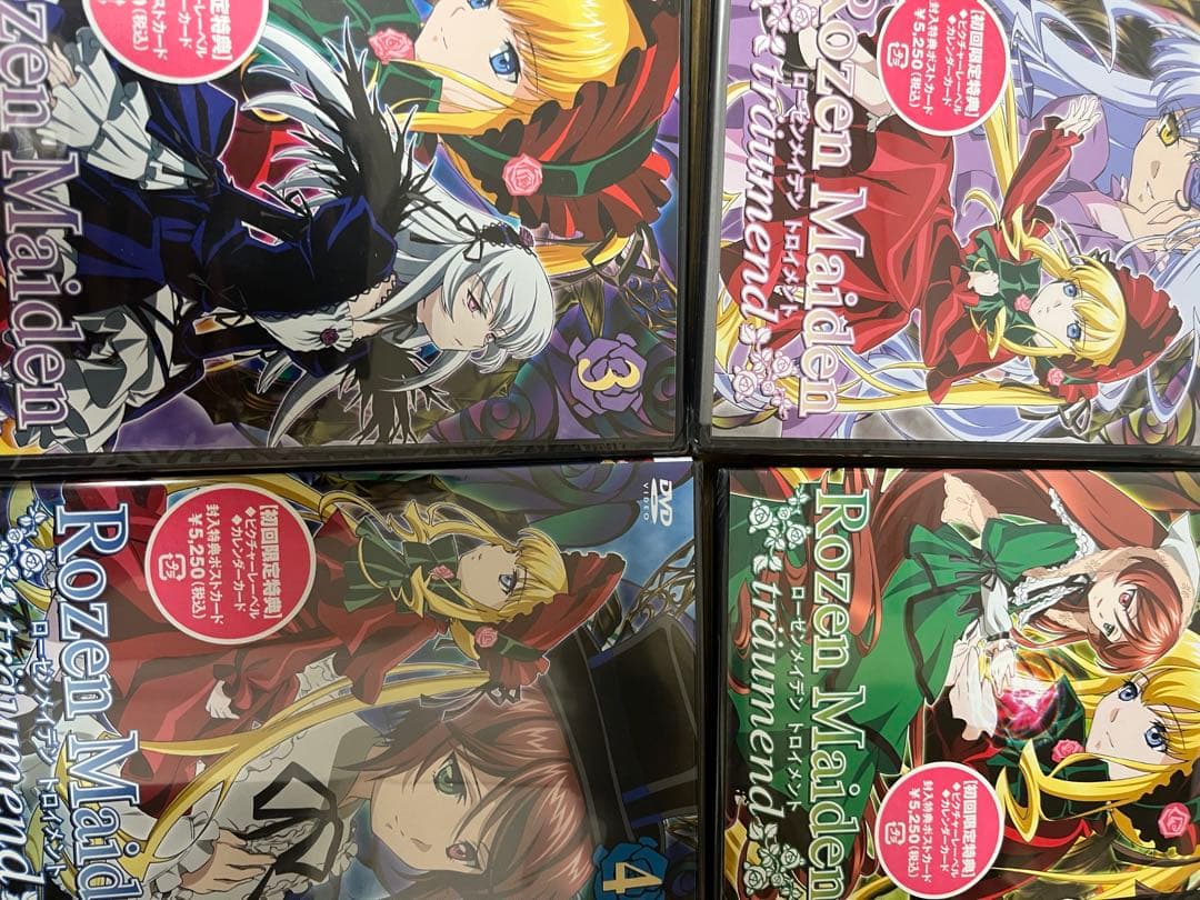 ローゼンメイデン・トロイメント 全6巻 + オーベルテューレ　未開封　dvd