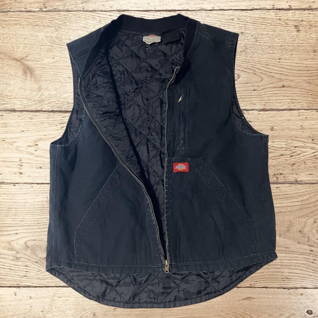 Dickies ディッキーズ ワークベスト 中綿 キルティング USA 古着