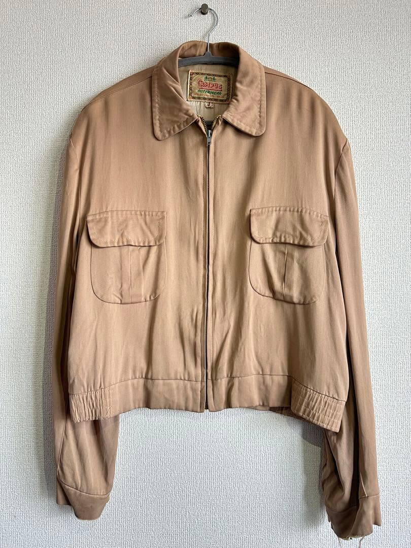 50s-60s Campusレーヨンジャケット 42