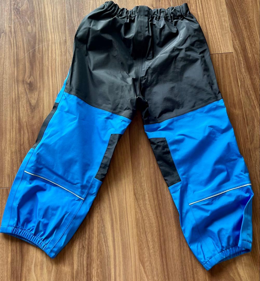 THE NORTH FACE 青色レインスーツ ゴアテックス