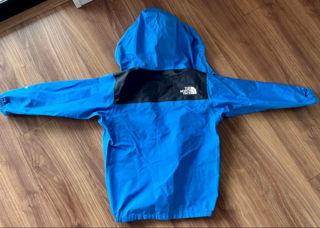 THE NORTH FACE 青色レインスーツ ゴアテックス
