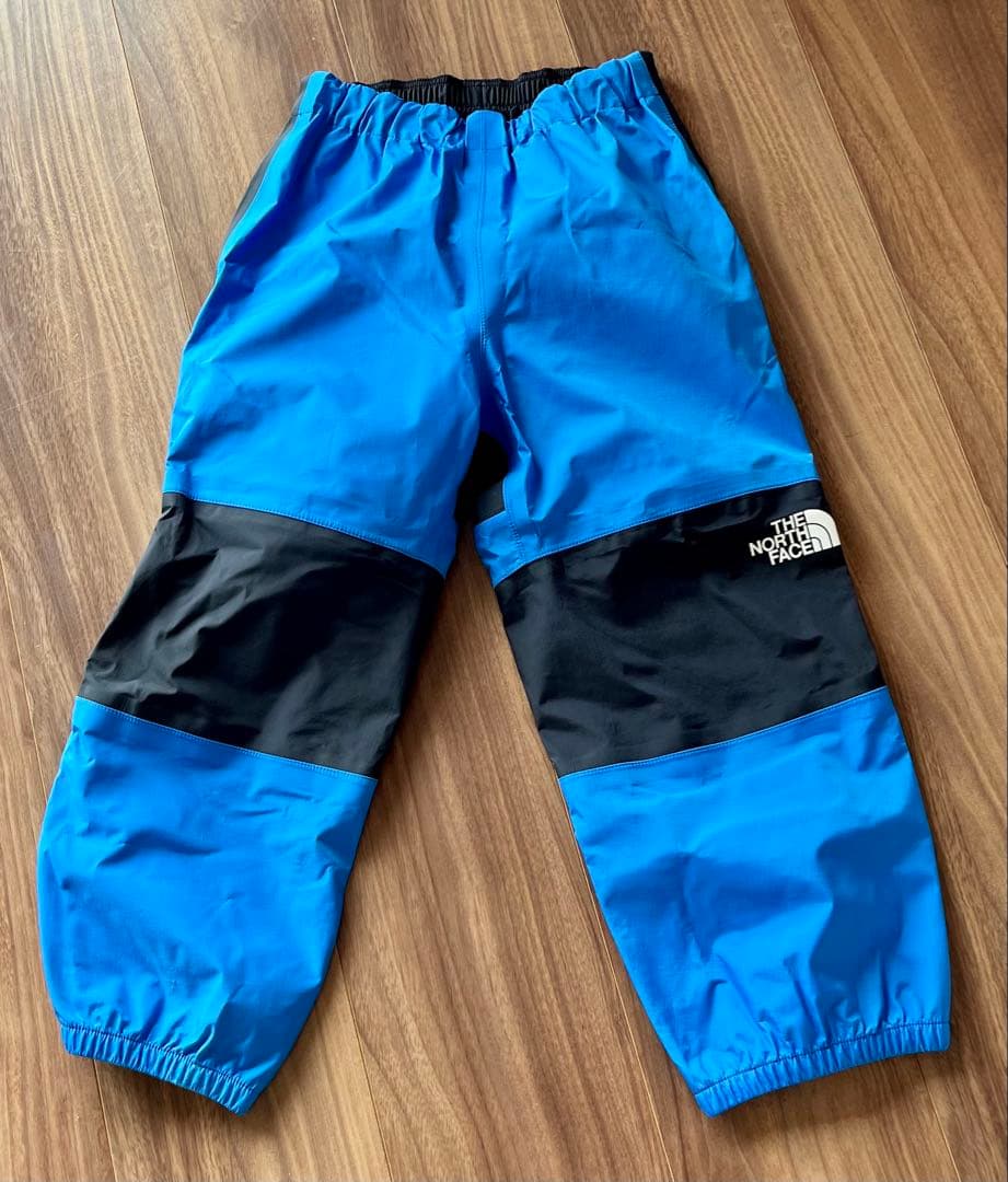 THE NORTH FACE 青色レインスーツ ゴアテックス