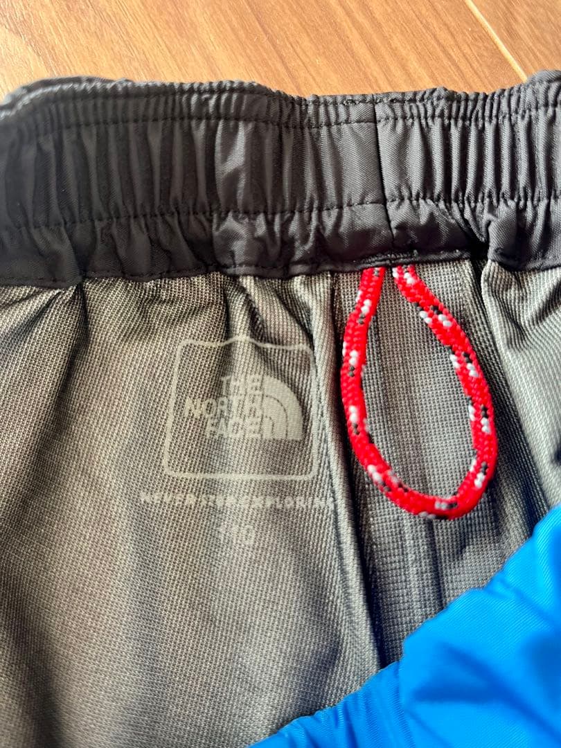 THE NORTH FACE 青色レインスーツ ゴアテックス