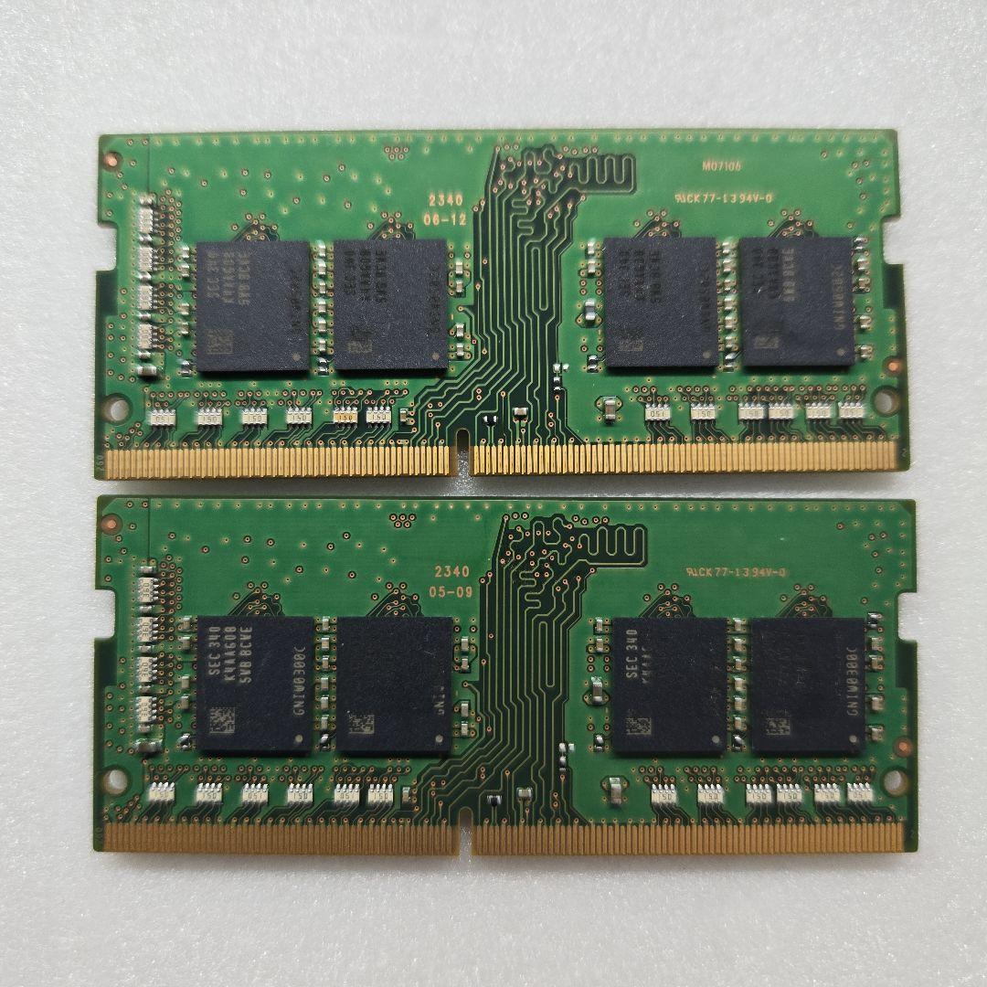 SAMSUNG DDR4-3200 16GB×2枚　ノート用メモリ