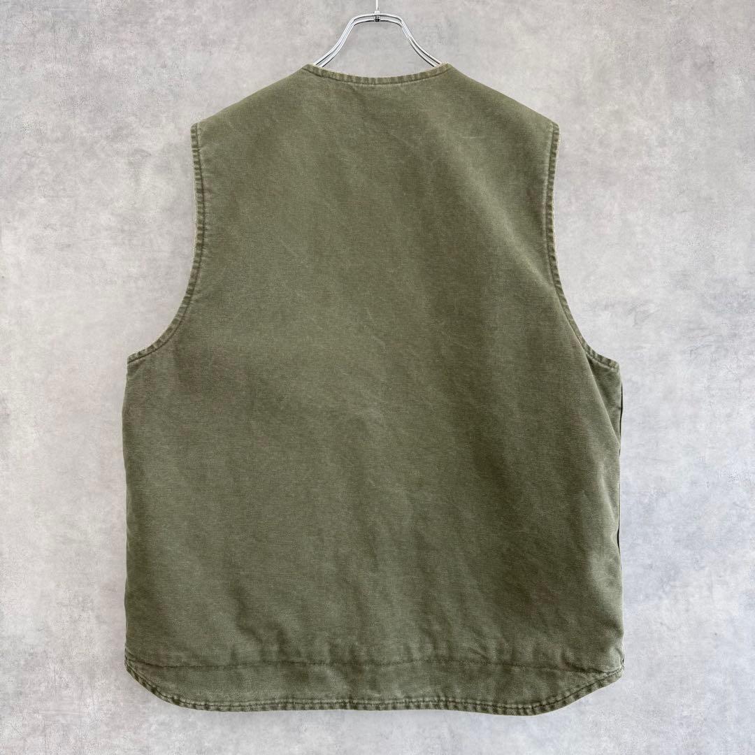 Carhartt カーハート 裏ボアダックベスト XL ARG