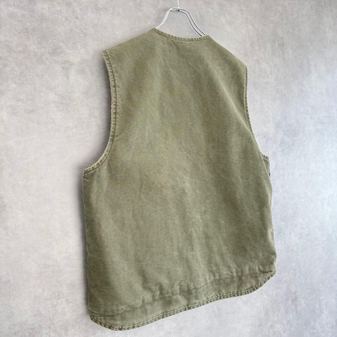 Carhartt カーハート 裏ボアダックベスト XL ARG