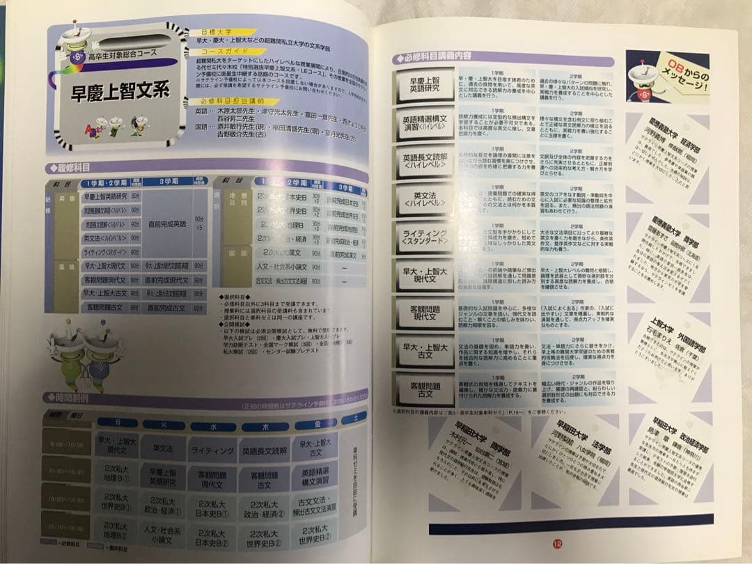 代々木ゼミナール パンフレット '98代ゼミサテライン予備校 新品