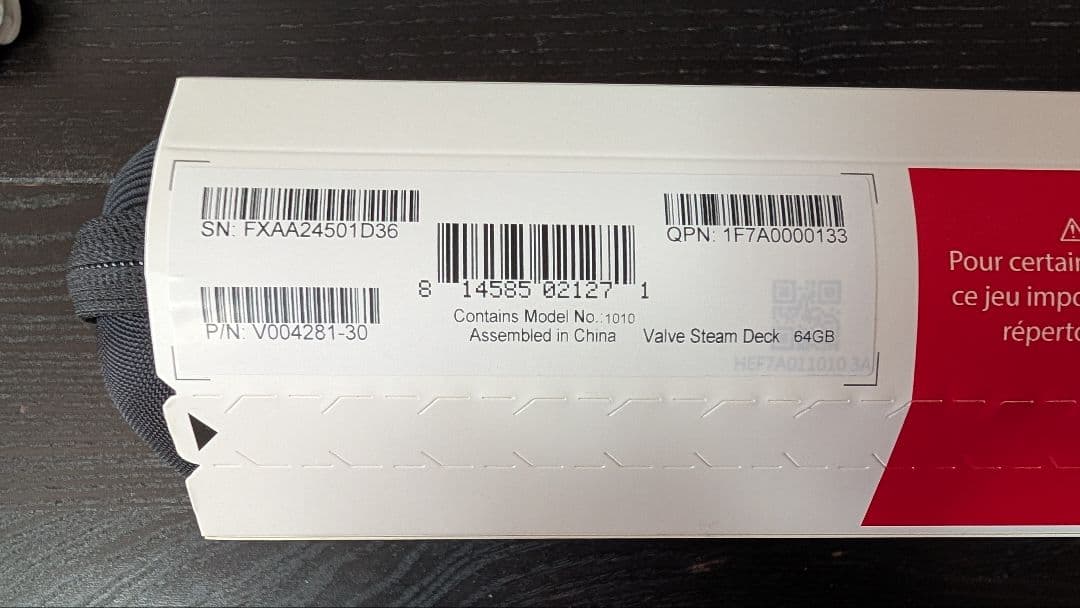 その他 Steamdeck 64GB LCD