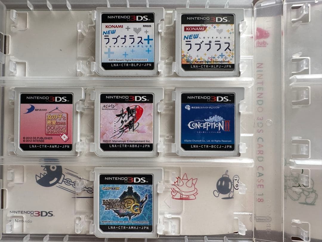 【まとめ売り】DS/3DS ソフト7本 + ケース付 動作確認済 任天堂
