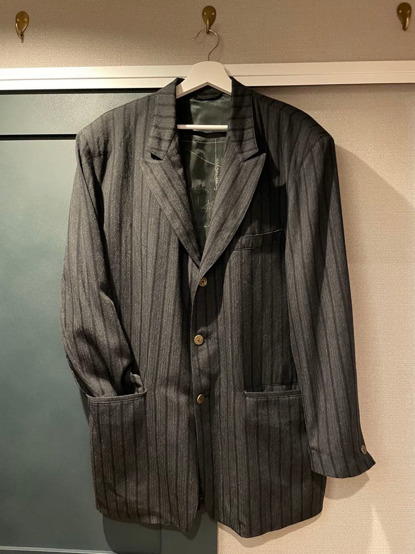 52 激レア 80s MOMENTODUE Stripe TailoredJKT
