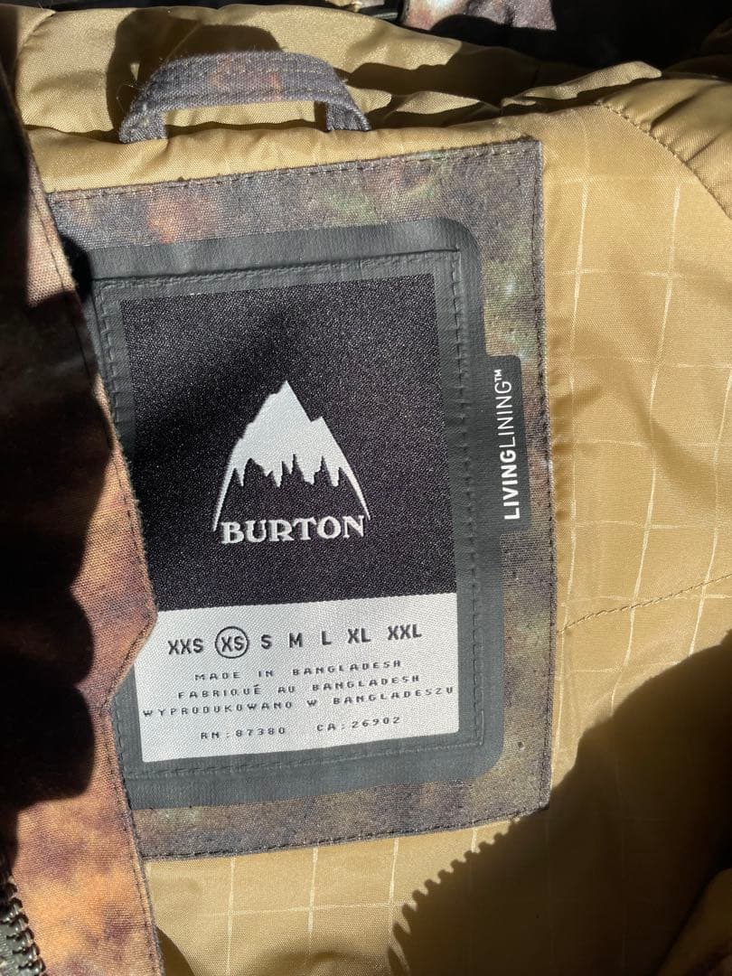 BURTON スノーボードジャケット &パンツXS