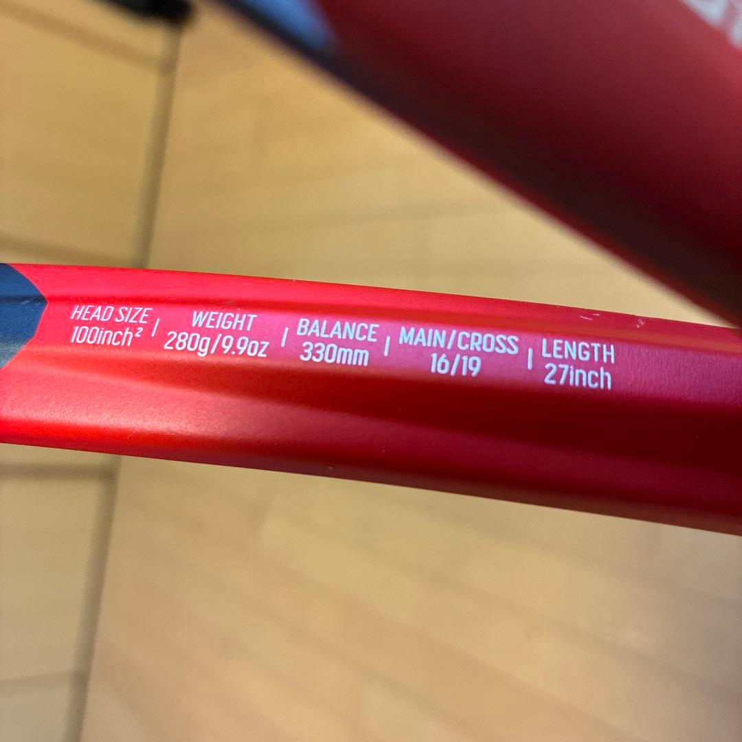 YONEX VCORE 100L テニスラケット グリップ2 長さ66.5センチ